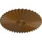 Ekena Millwork Shakuras Ceiling Medallion (For Canopies up to 5 3/4"), Hand-Painted Smokey Topaz, 33 7/8"OD x 2"P CM34SHSTF - alternate 4